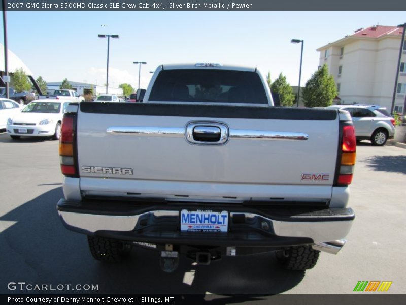 Silver Birch Metallic / Pewter 2007 GMC Sierra 3500HD Classic SLE Crew Cab 4x4