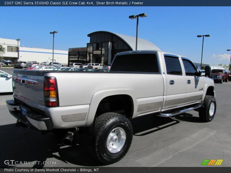 Silver Birch Metallic / Pewter 2007 GMC Sierra 3500HD Classic SLE Crew Cab 4x4