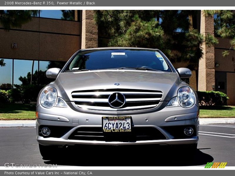 Pewter Metallic / Black 2008 Mercedes-Benz R 350