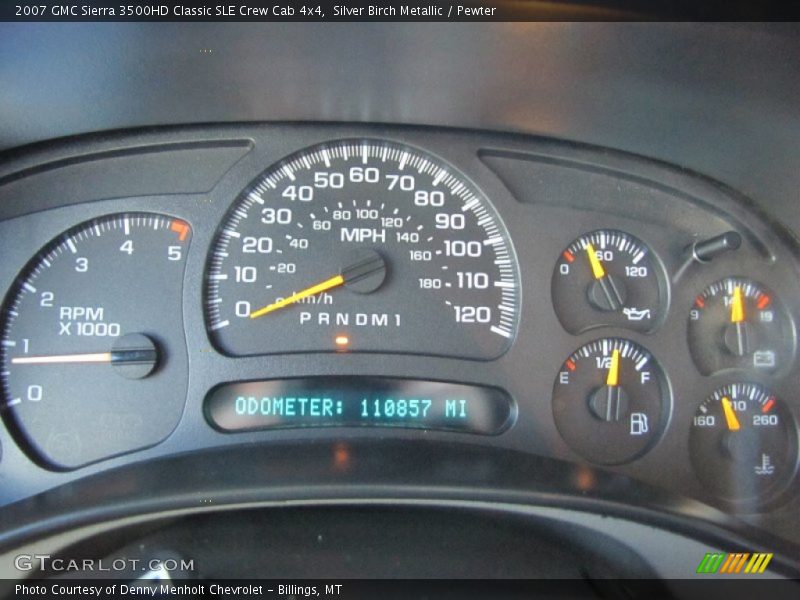 Silver Birch Metallic / Pewter 2007 GMC Sierra 3500HD Classic SLE Crew Cab 4x4
