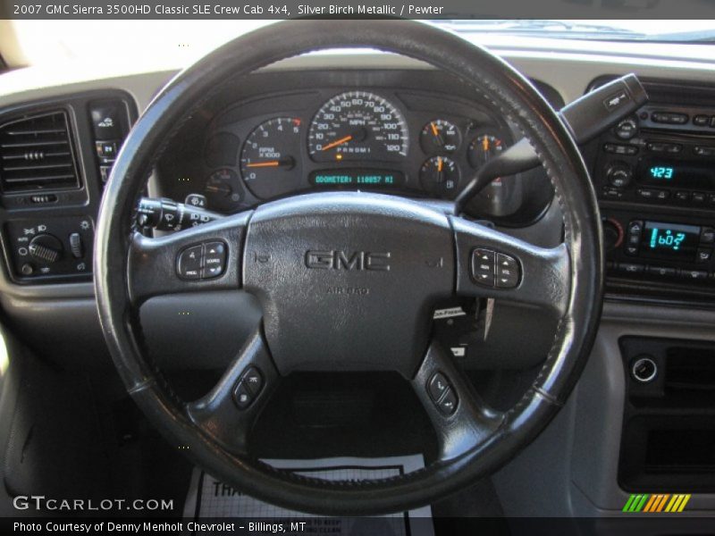 Silver Birch Metallic / Pewter 2007 GMC Sierra 3500HD Classic SLE Crew Cab 4x4