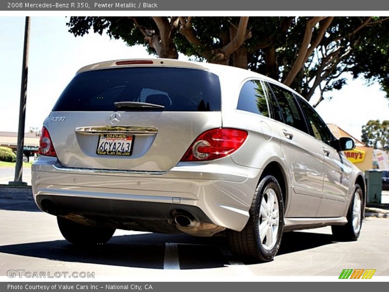 Pewter Metallic / Black 2008 Mercedes-Benz R 350