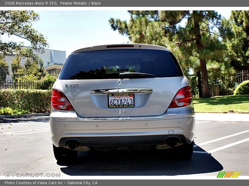 Pewter Metallic / Black 2008 Mercedes-Benz R 350