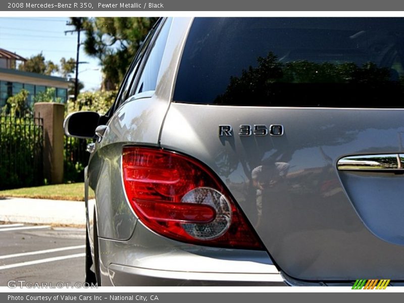 Pewter Metallic / Black 2008 Mercedes-Benz R 350