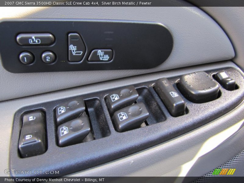 Silver Birch Metallic / Pewter 2007 GMC Sierra 3500HD Classic SLE Crew Cab 4x4