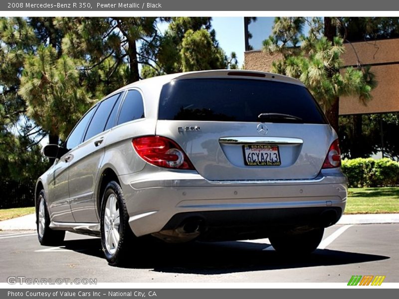Pewter Metallic / Black 2008 Mercedes-Benz R 350