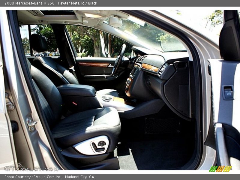 Pewter Metallic / Black 2008 Mercedes-Benz R 350