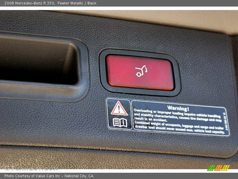 Pewter Metallic / Black 2008 Mercedes-Benz R 350