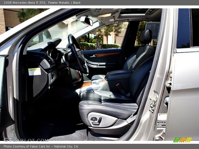 Pewter Metallic / Black 2008 Mercedes-Benz R 350