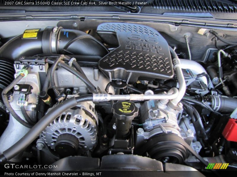 Silver Birch Metallic / Pewter 2007 GMC Sierra 3500HD Classic SLE Crew Cab 4x4