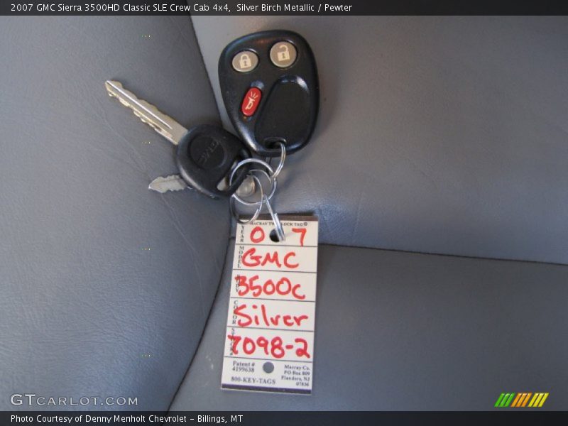 Silver Birch Metallic / Pewter 2007 GMC Sierra 3500HD Classic SLE Crew Cab 4x4