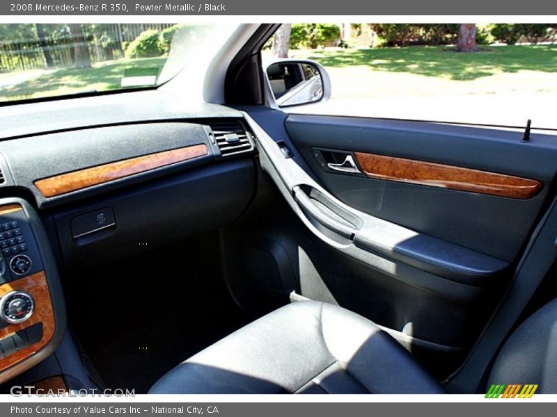 Pewter Metallic / Black 2008 Mercedes-Benz R 350