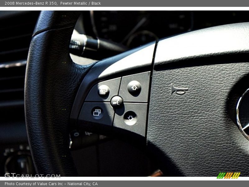 Pewter Metallic / Black 2008 Mercedes-Benz R 350