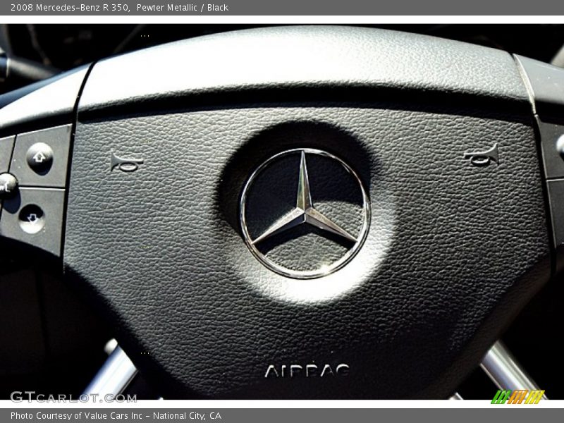 Pewter Metallic / Black 2008 Mercedes-Benz R 350