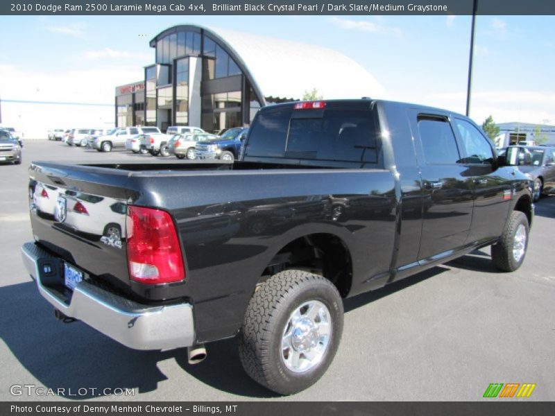  2010 Ram 2500 Laramie Mega Cab 4x4 Brilliant Black Crystal Pearl
