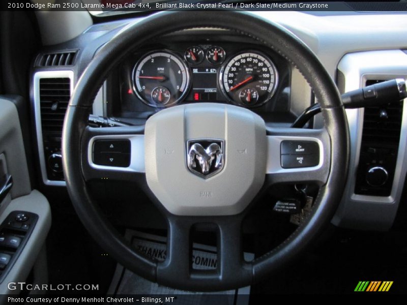  2010 Ram 2500 Laramie Mega Cab 4x4 Steering Wheel