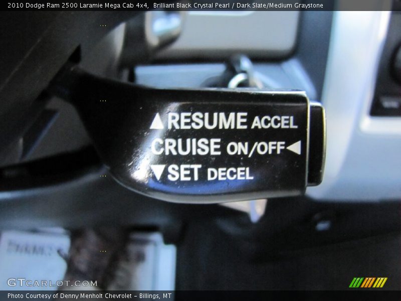 Brilliant Black Crystal Pearl / Dark Slate/Medium Graystone 2010 Dodge Ram 2500 Laramie Mega Cab 4x4