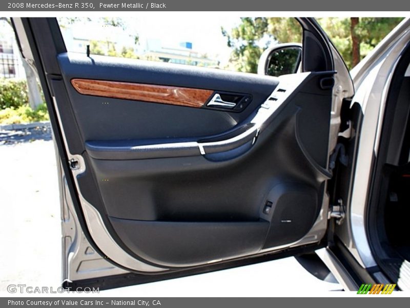 Pewter Metallic / Black 2008 Mercedes-Benz R 350