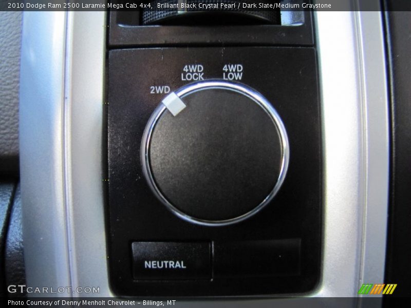 Controls of 2010 Ram 2500 Laramie Mega Cab 4x4