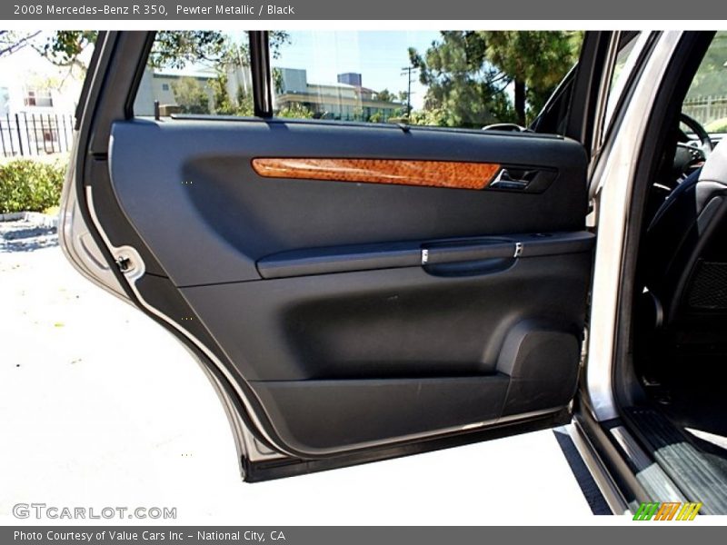 Pewter Metallic / Black 2008 Mercedes-Benz R 350