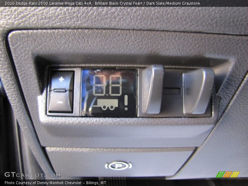 Controls of 2010 Ram 2500 Laramie Mega Cab 4x4