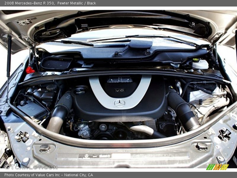 Pewter Metallic / Black 2008 Mercedes-Benz R 350