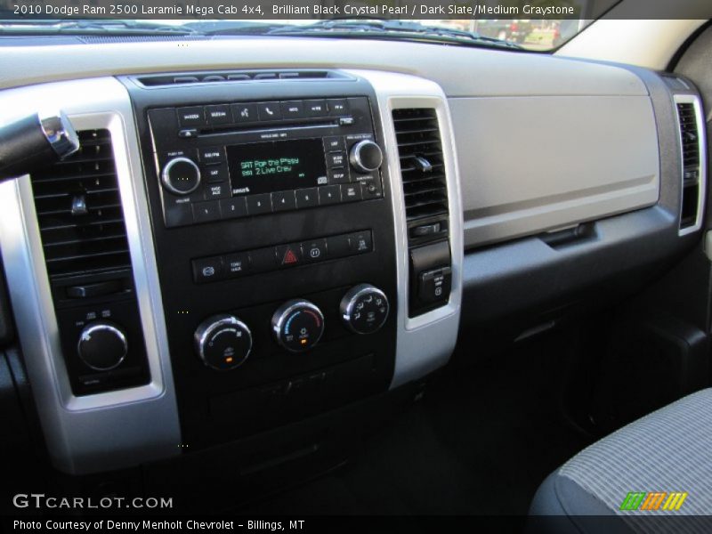 Brilliant Black Crystal Pearl / Dark Slate/Medium Graystone 2010 Dodge Ram 2500 Laramie Mega Cab 4x4
