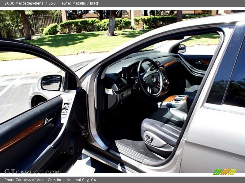 Pewter Metallic / Black 2008 Mercedes-Benz R 350
