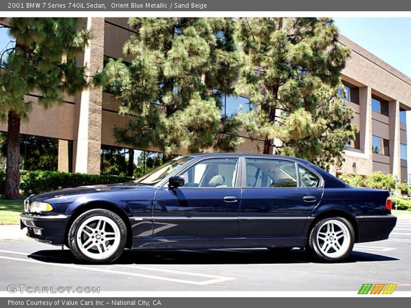  2001 7 Series 740iL Sedan Orient Blue Metallic