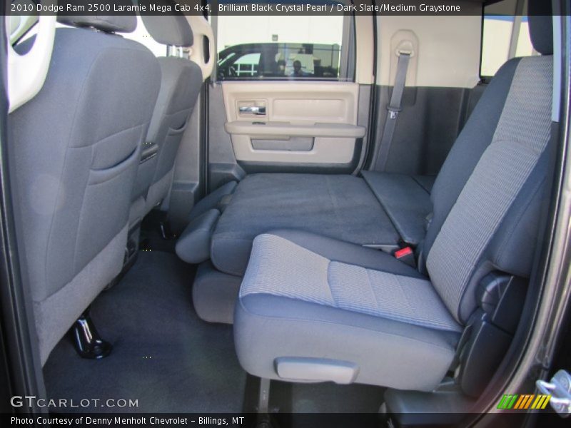 Brilliant Black Crystal Pearl / Dark Slate/Medium Graystone 2010 Dodge Ram 2500 Laramie Mega Cab 4x4