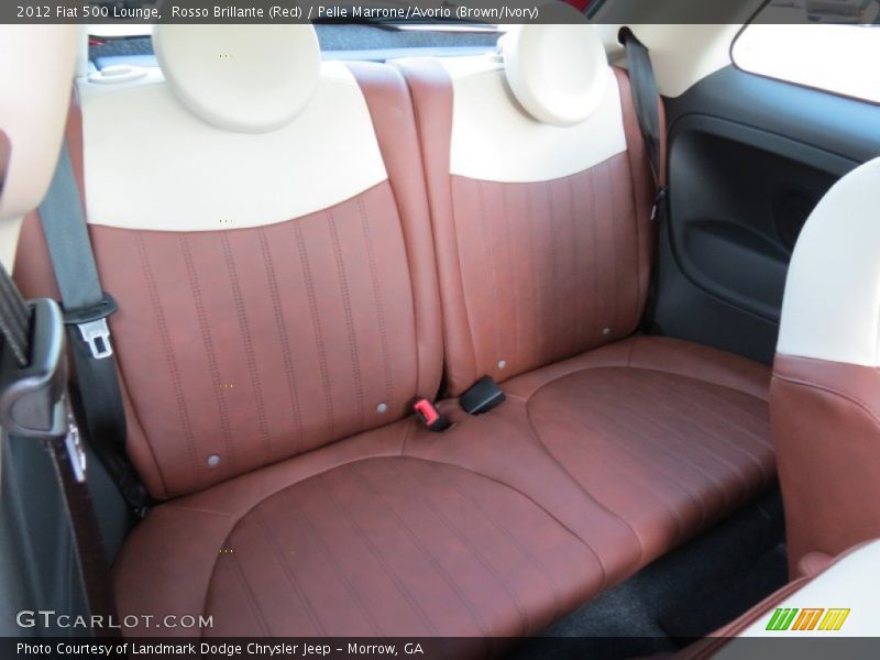 Rear Seat of 2012 500 Lounge