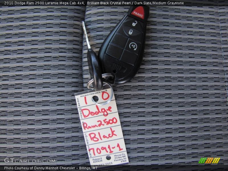 Keys of 2010 Ram 2500 Laramie Mega Cab 4x4