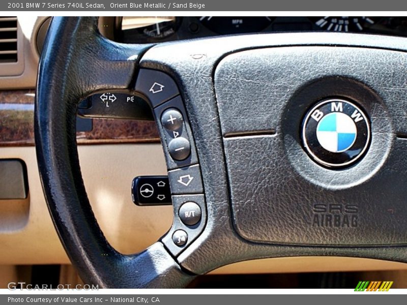 Controls of 2001 7 Series 740iL Sedan