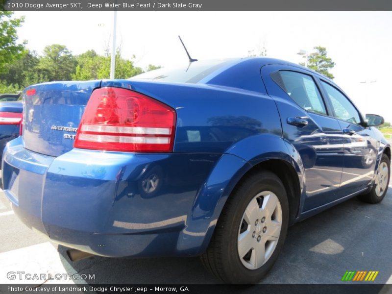 Deep Water Blue Pearl / Dark Slate Gray 2010 Dodge Avenger SXT