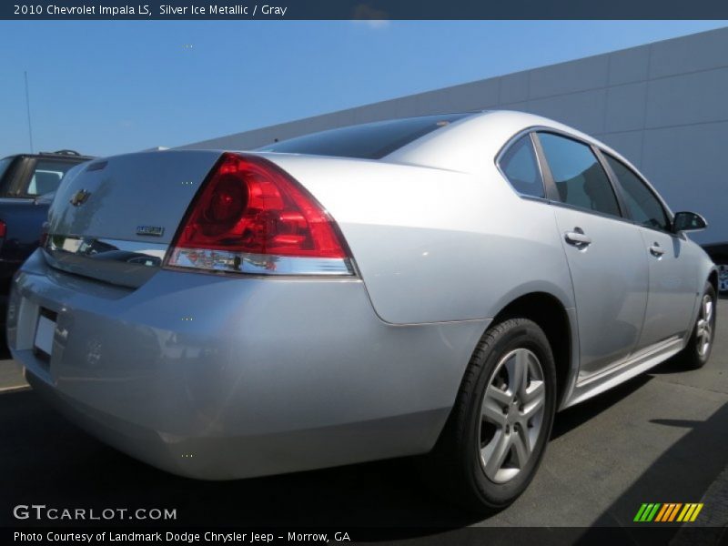 Silver Ice Metallic / Gray 2010 Chevrolet Impala LS