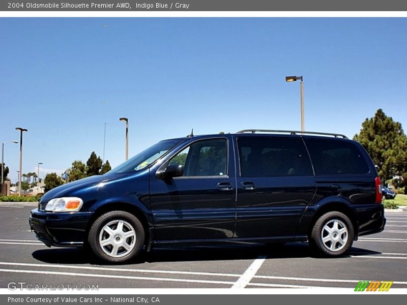 Indigo Blue / Gray 2004 Oldsmobile Silhouette Premier AWD