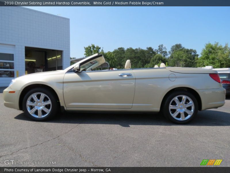  2010 Sebring Limited Hardtop Convertible White Gold