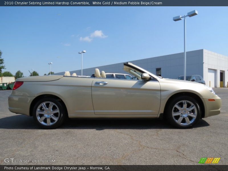  2010 Sebring Limited Hardtop Convertible White Gold