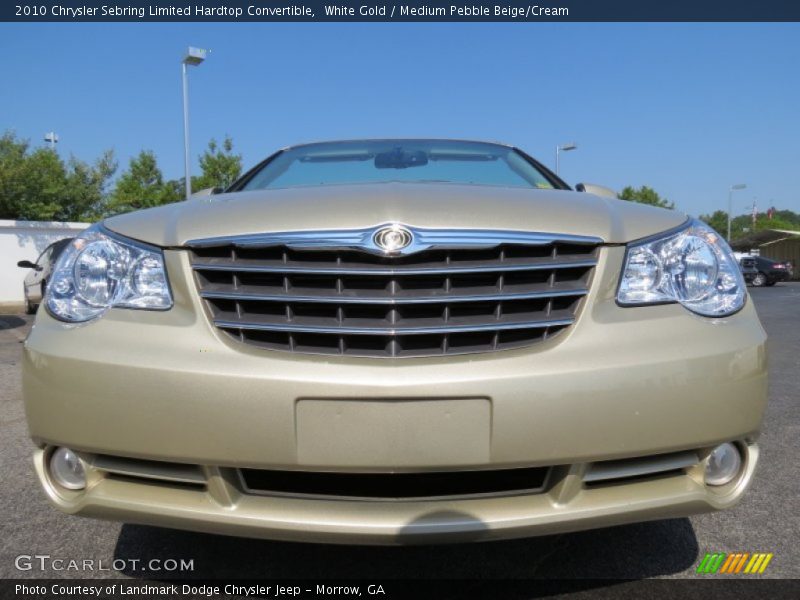 White Gold / Medium Pebble Beige/Cream 2010 Chrysler Sebring Limited Hardtop Convertible
