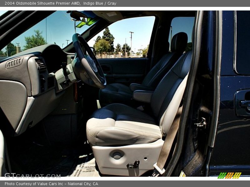 Indigo Blue / Gray 2004 Oldsmobile Silhouette Premier AWD