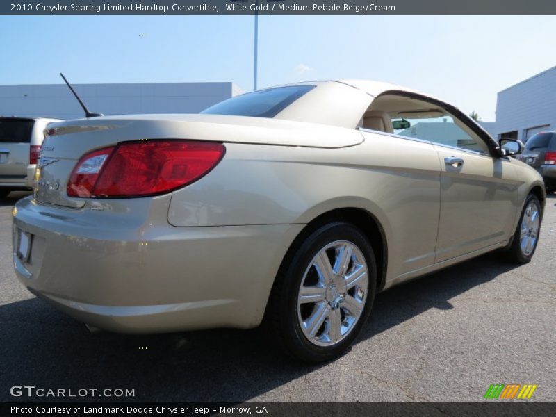  2010 Sebring Limited Hardtop Convertible White Gold