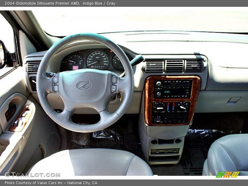 Indigo Blue / Gray 2004 Oldsmobile Silhouette Premier AWD