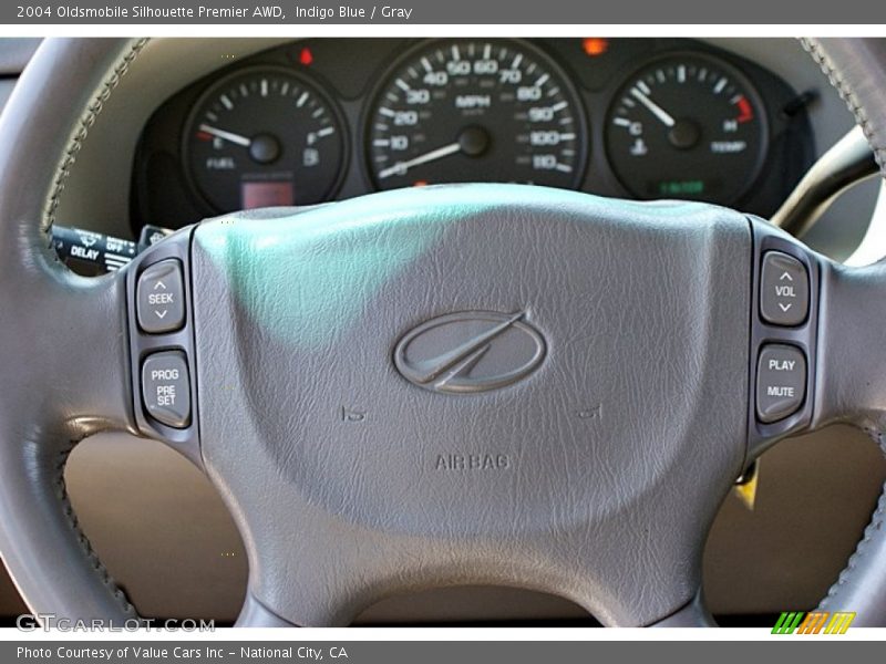 Indigo Blue / Gray 2004 Oldsmobile Silhouette Premier AWD