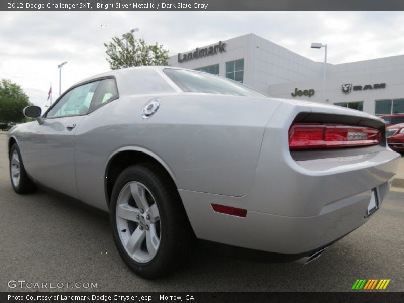Bright Silver Metallic / Dark Slate Gray 2012 Dodge Challenger SXT