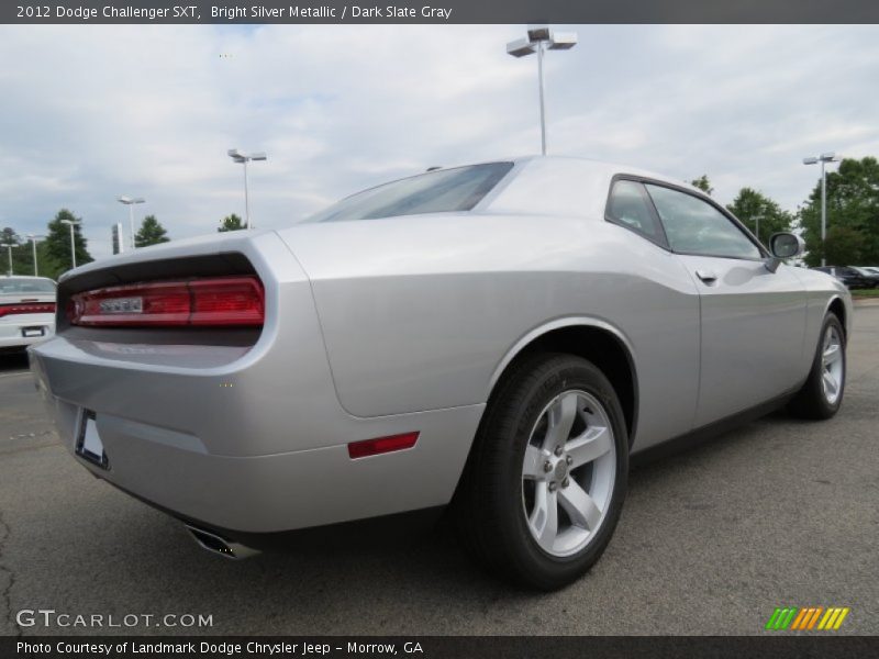 Bright Silver Metallic / Dark Slate Gray 2012 Dodge Challenger SXT