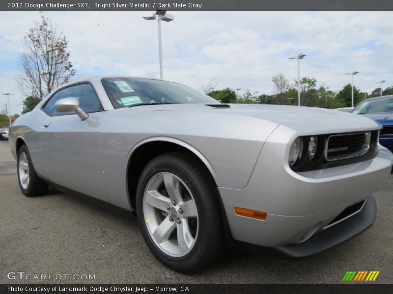 Bright Silver Metallic / Dark Slate Gray 2012 Dodge Challenger SXT