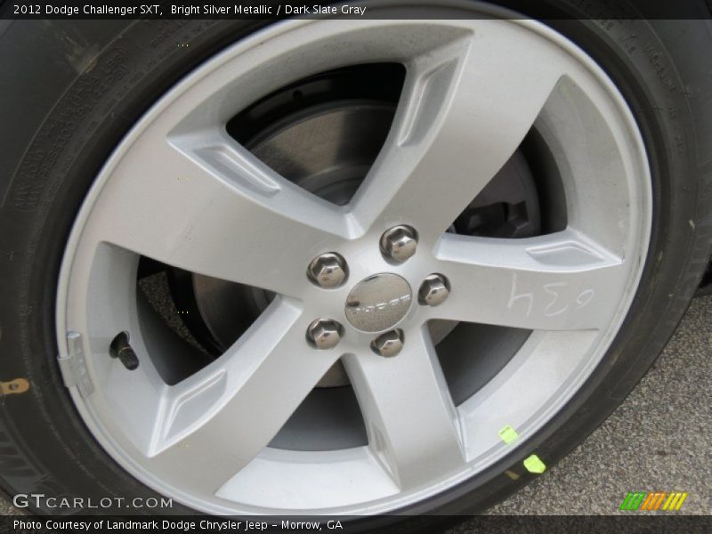 Bright Silver Metallic / Dark Slate Gray 2012 Dodge Challenger SXT