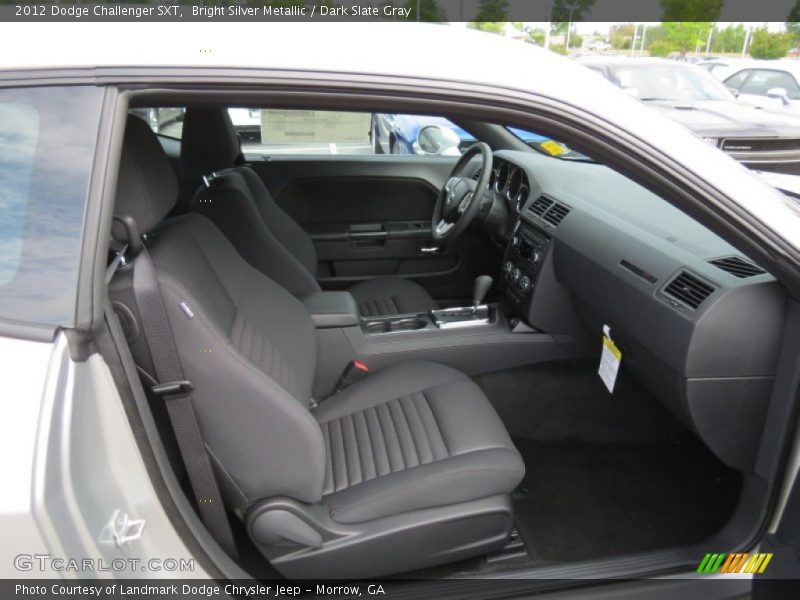 Bright Silver Metallic / Dark Slate Gray 2012 Dodge Challenger SXT