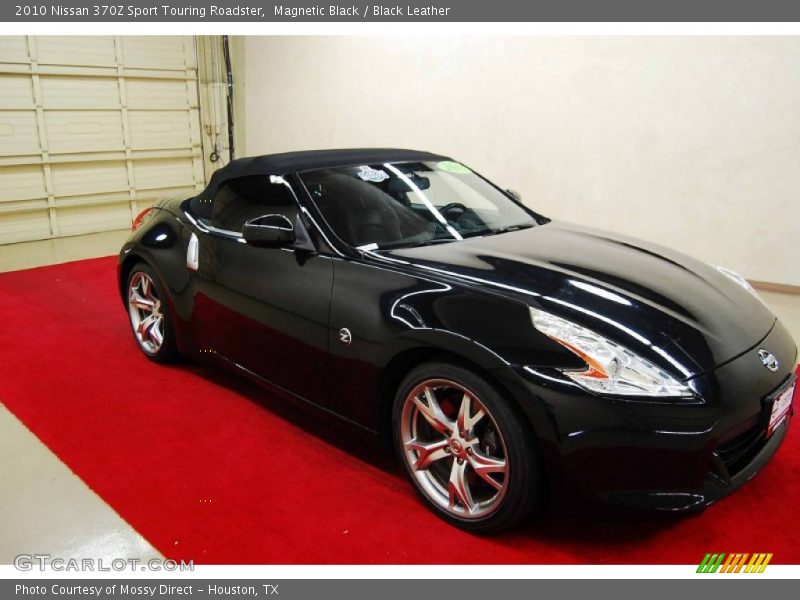 Magnetic Black / Black Leather 2010 Nissan 370Z Sport Touring Roadster