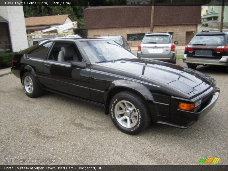 Black / Gray 1984 Toyota Celica Supra